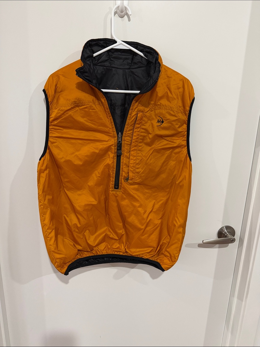 Vintage reversible Men's Orange Lightweight Packable Vest